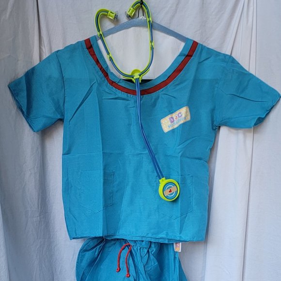 NWT Child's Doc McStuffins Doctor Costume Dress-up Size 4-6 - Picture 2 of 3